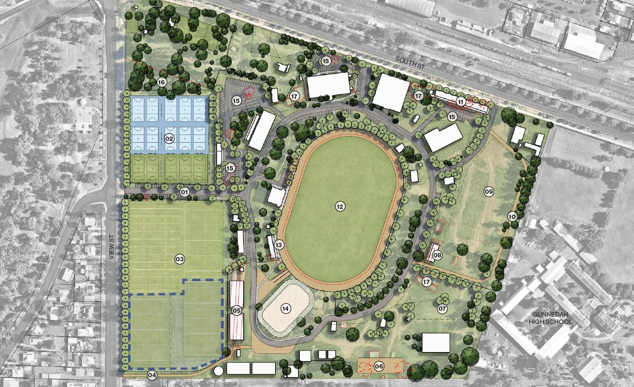 002Showground Master Plan – overall site