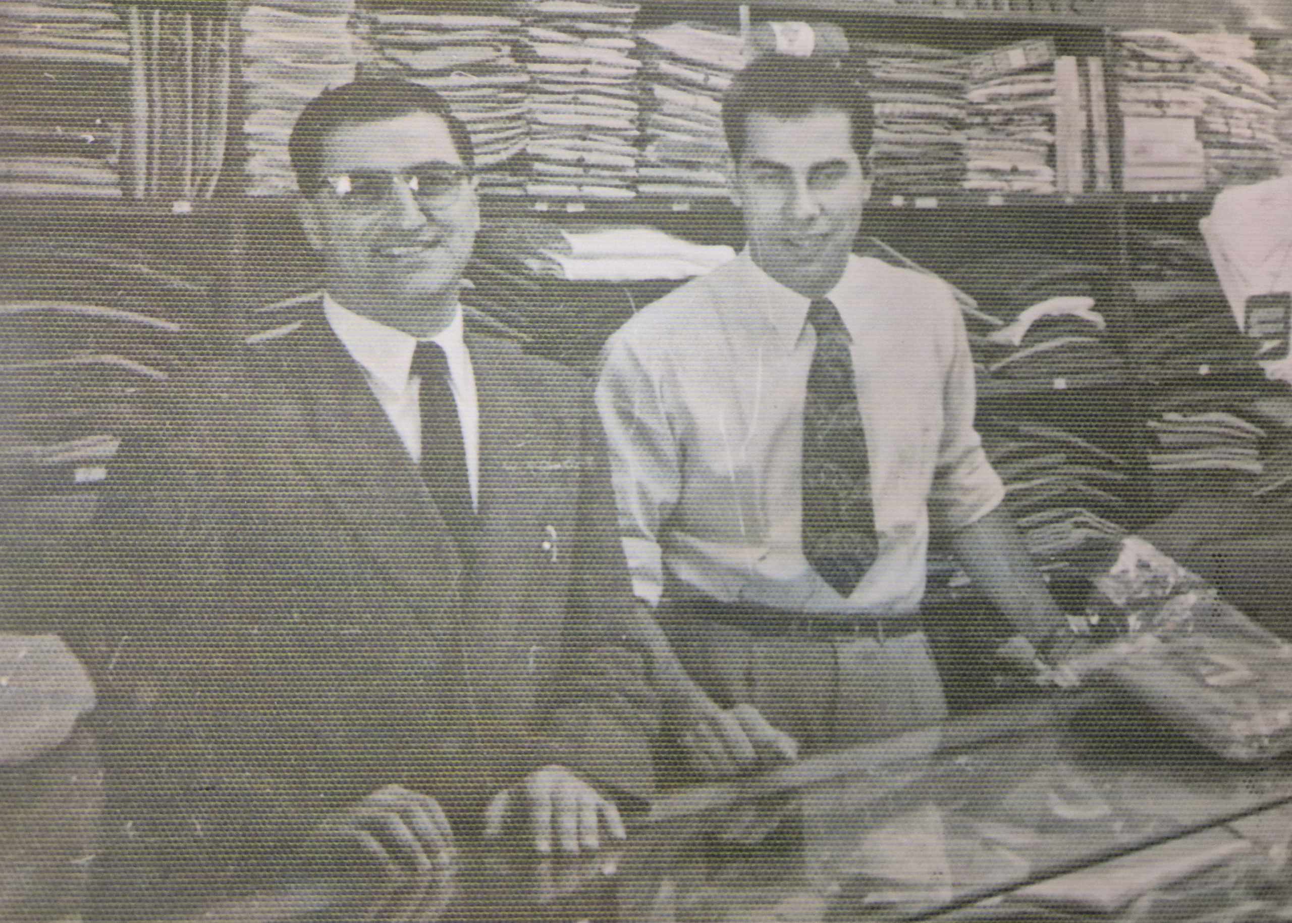 Image for Alf Scott’s wooden stool takes pride of place at Assef’s Moree