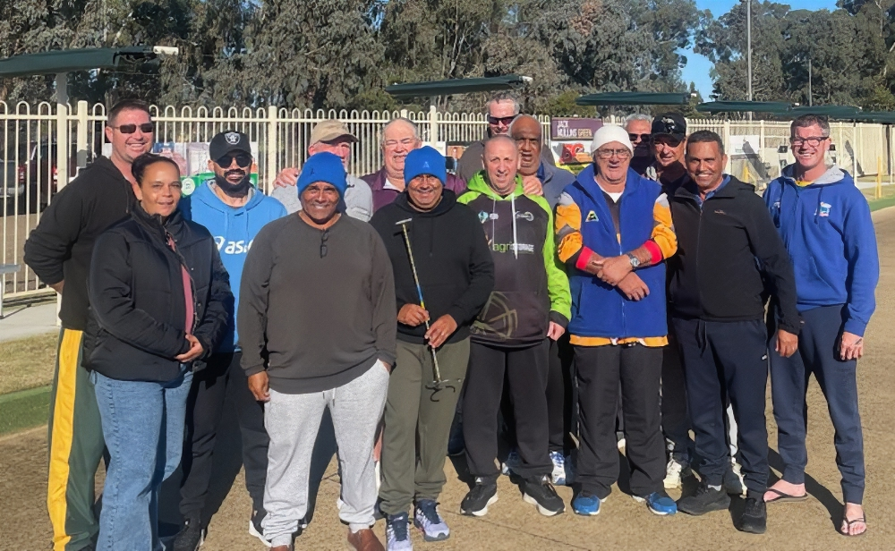 Moree Magpies arrived at Wagga on Friday to play in the BCiB State Fours Grade 4 Pennants Final (Image supplied).