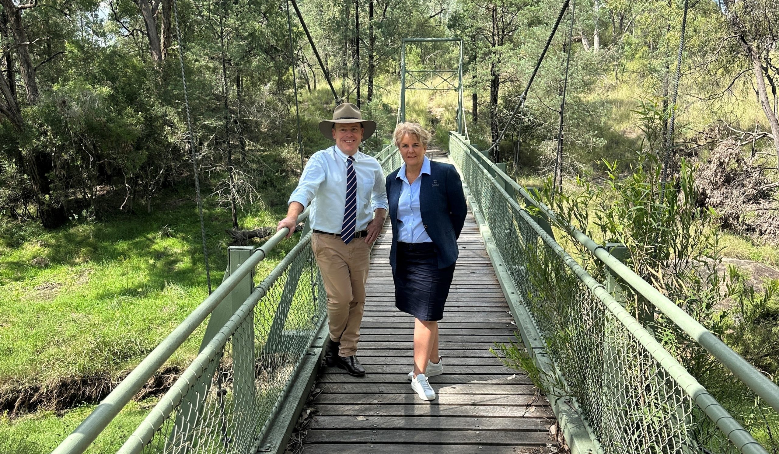 Brendan and Gwydir Shire Mayor, Tiff Galvin (1)
