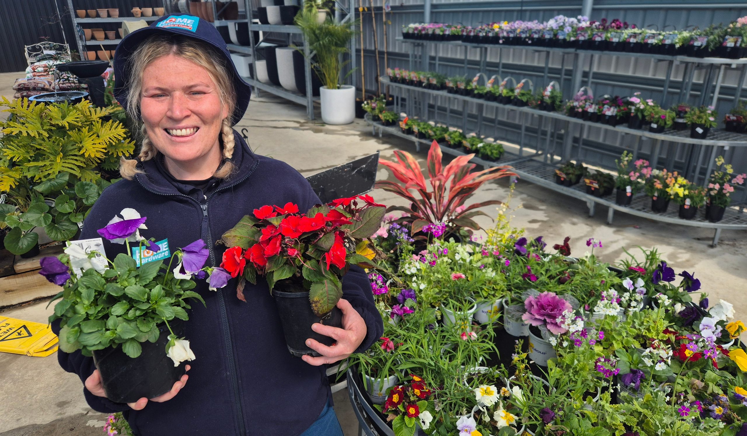 Image for Sasha at Dipper’s Garden Centre in Moree has springtime planting sorted