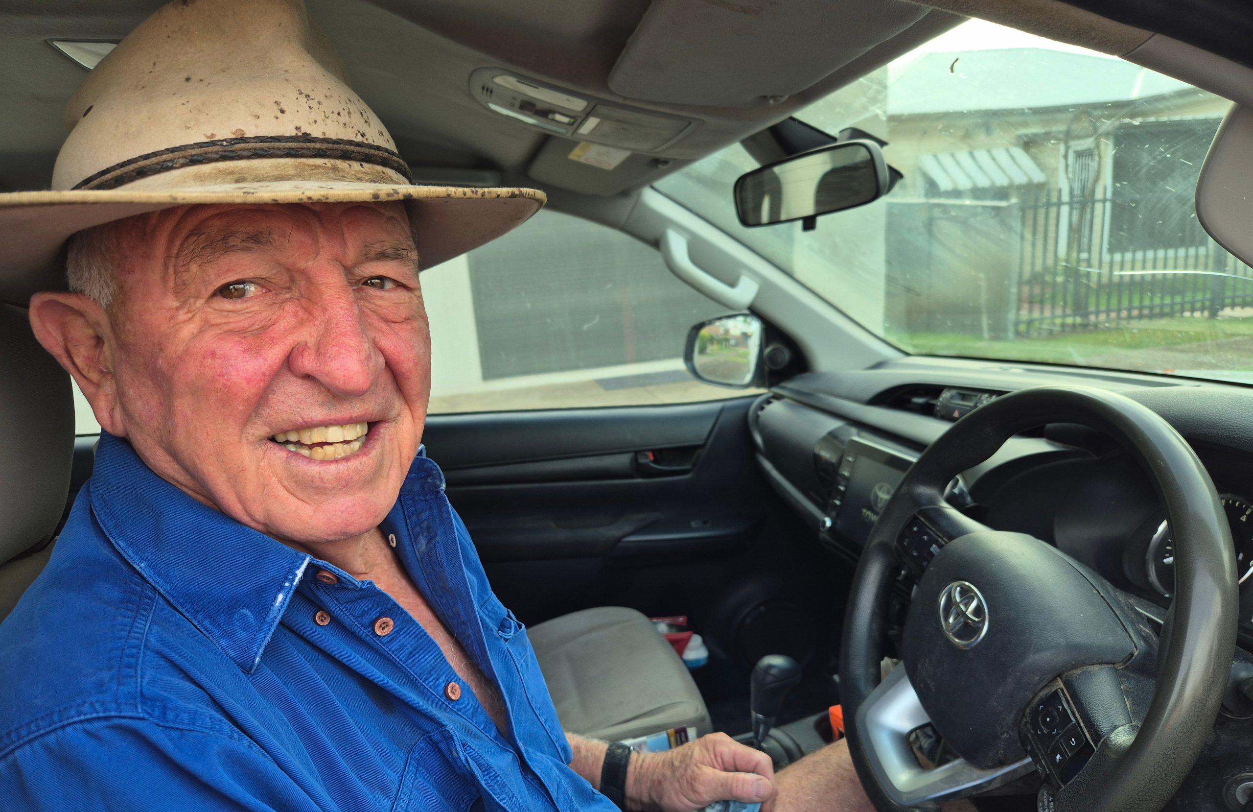 Eric Carrigan measured 47mm in Moree and 25mm at the family property, Tyrone, south of Moree.