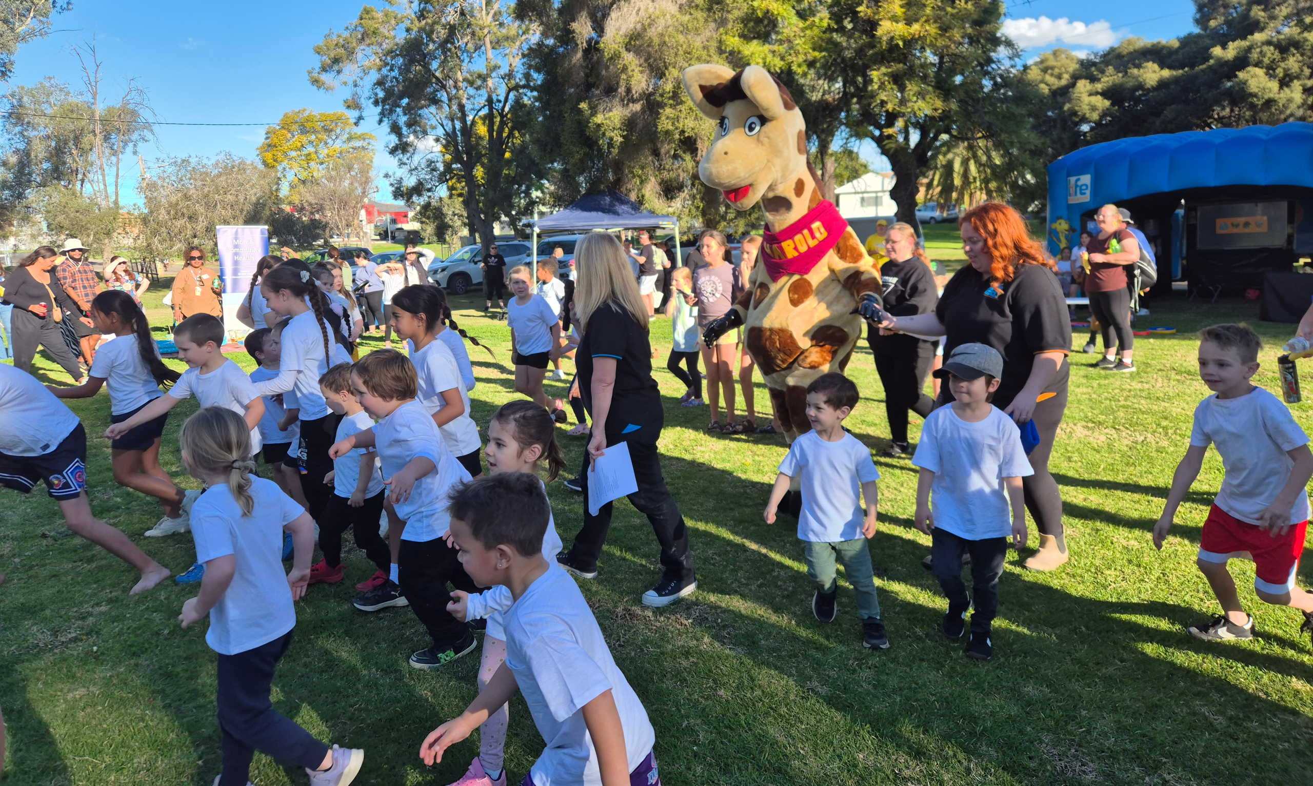 Image for Healthy Harold wows the kids at Jellicoe Park