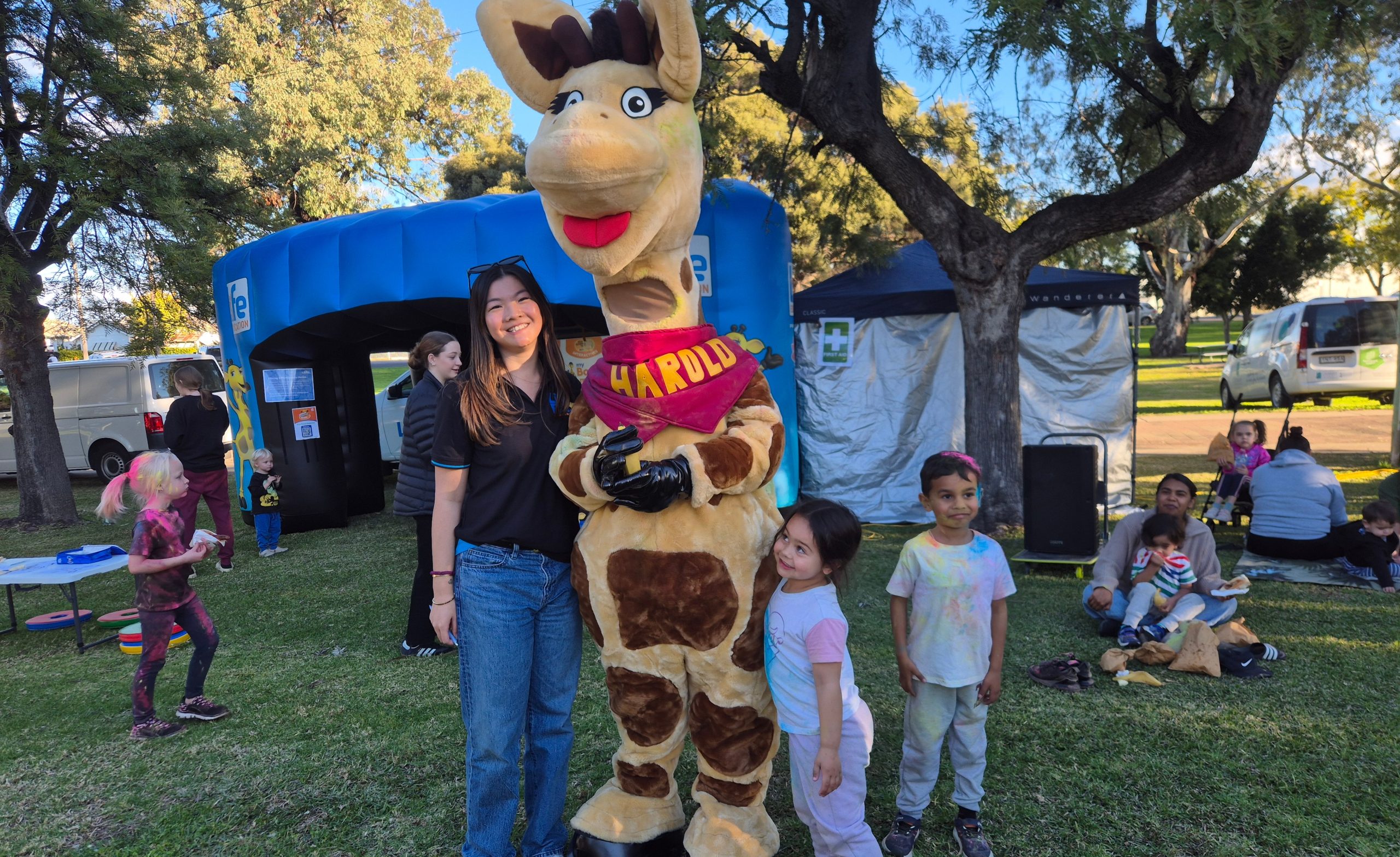 Image for Healthy Harold wows the kids at Jellicoe Park
