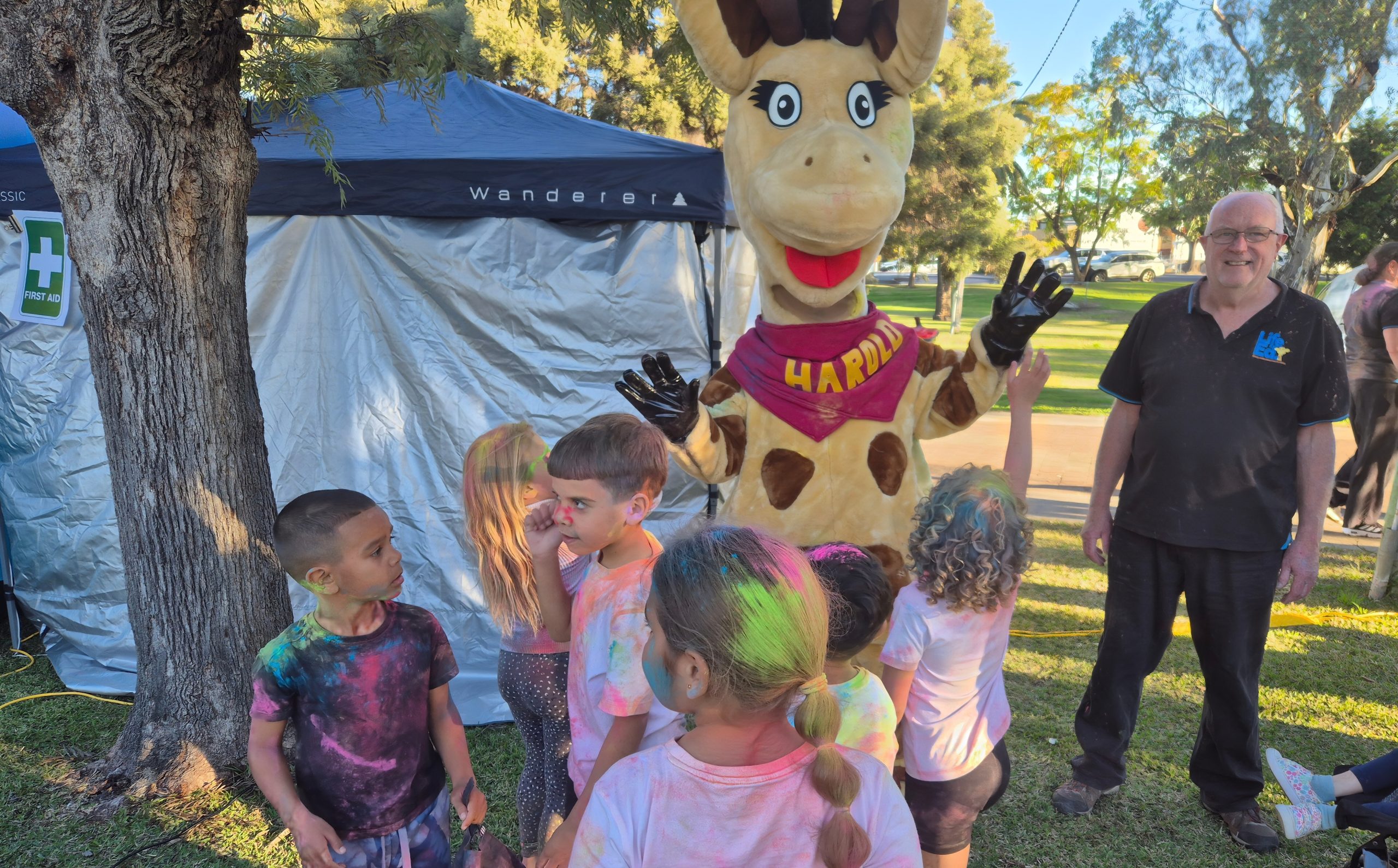 Image for Healthy Harold wows the kids at Jellicoe Park