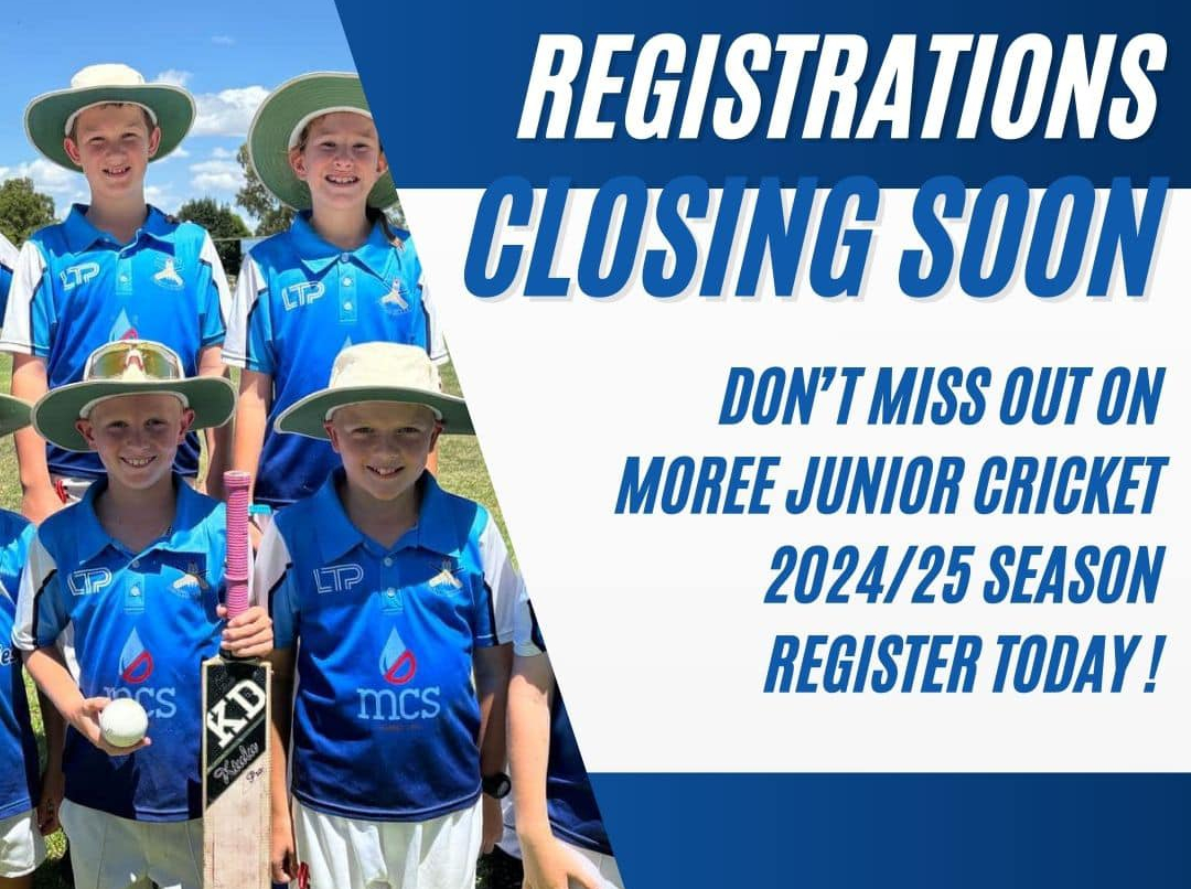 Image for Register now: Moree junior cricket ready to roll