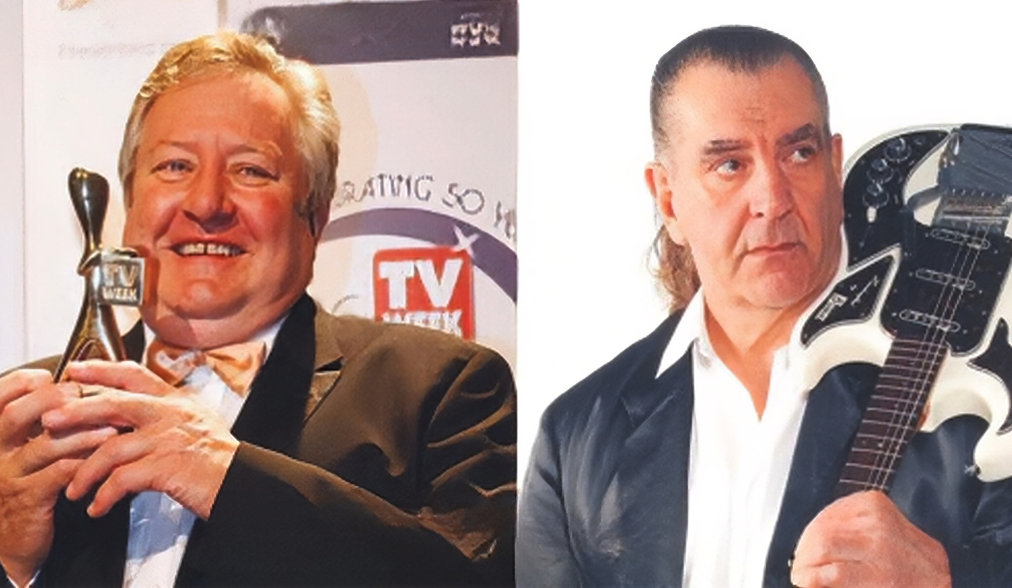 Actor and Gold Logie winner John Wood (left) and vocalist, musician and front man from Rock around the World, Dave Allen, will perform in Moree next month during Seniors’ Week.