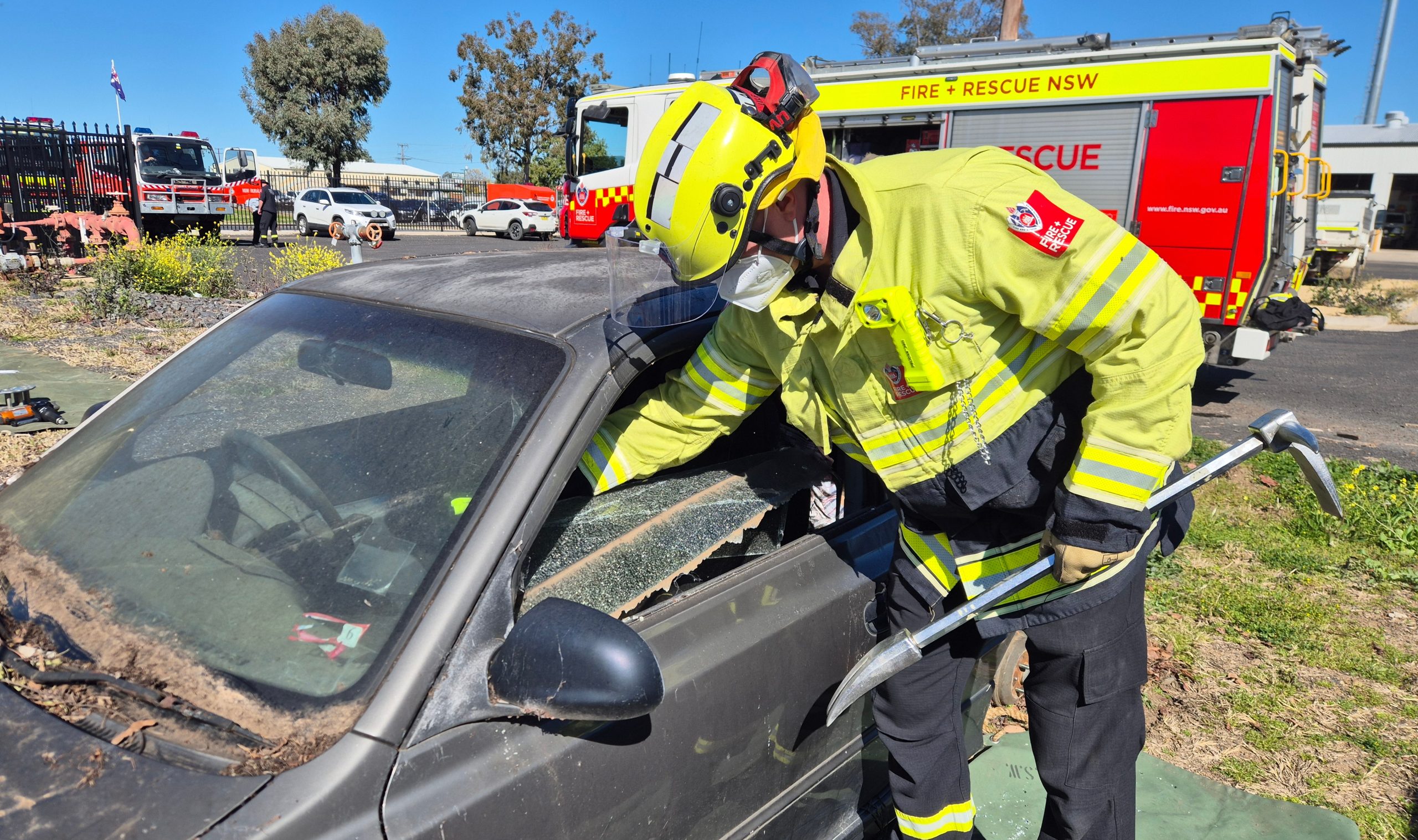 Image for Moree firies undergo essential skills training