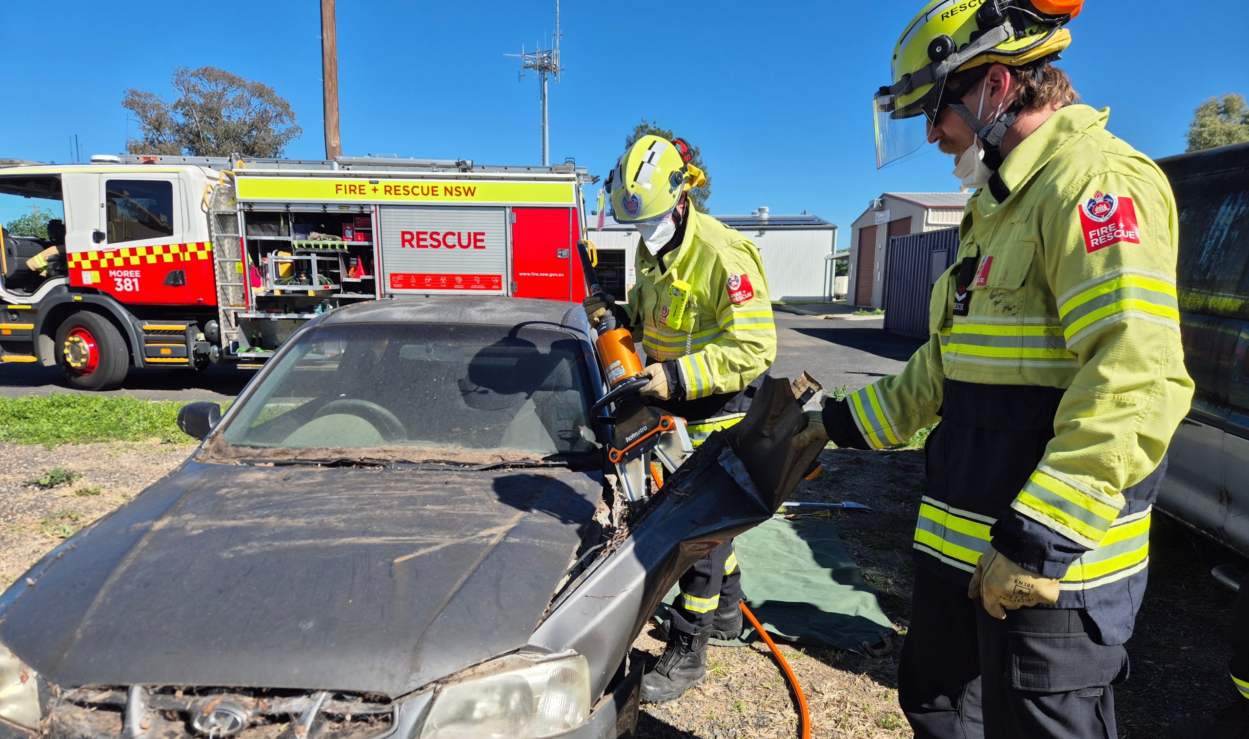 Image for Moree firies undergo essential skills training