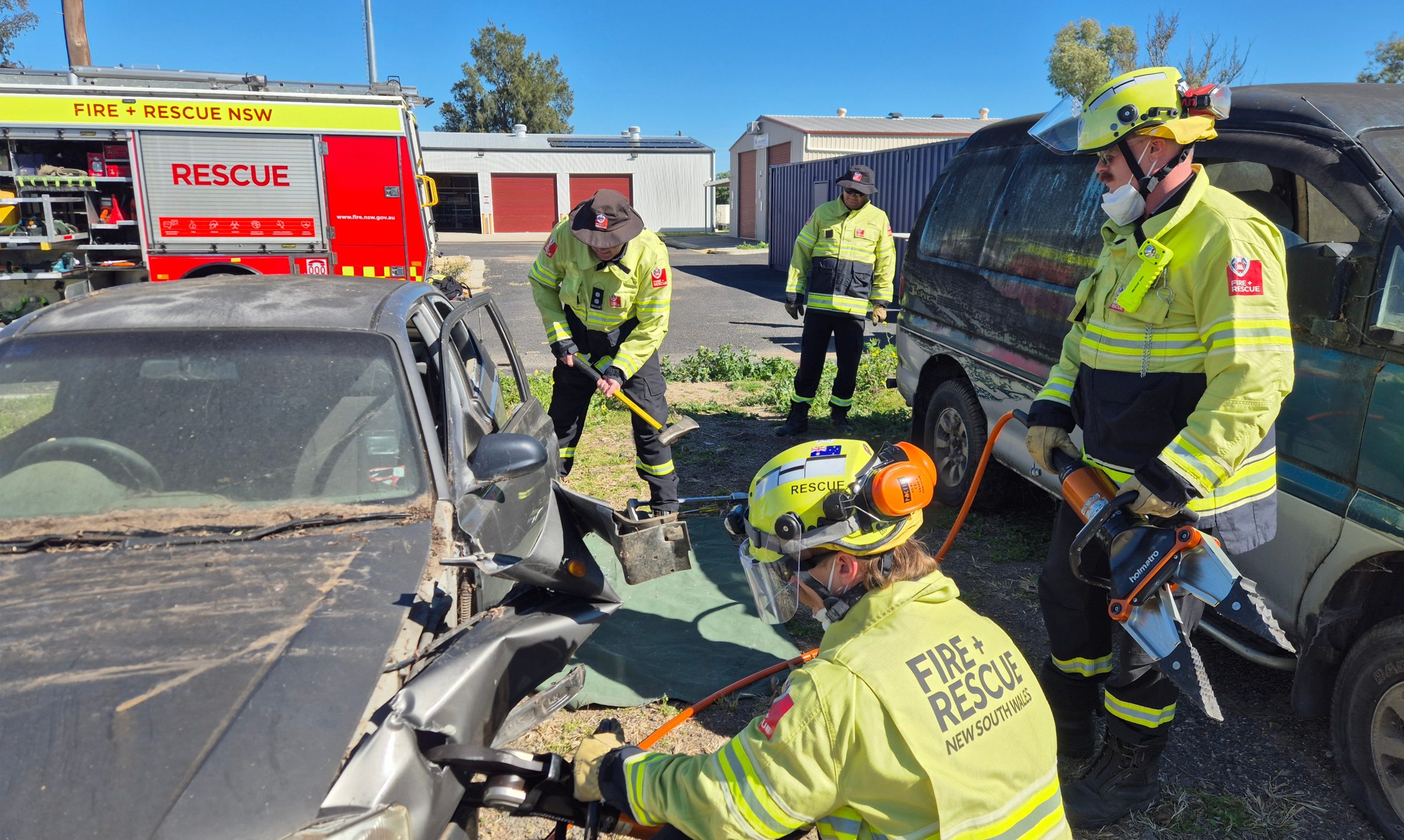 Image for Moree firies undergo essential skills training