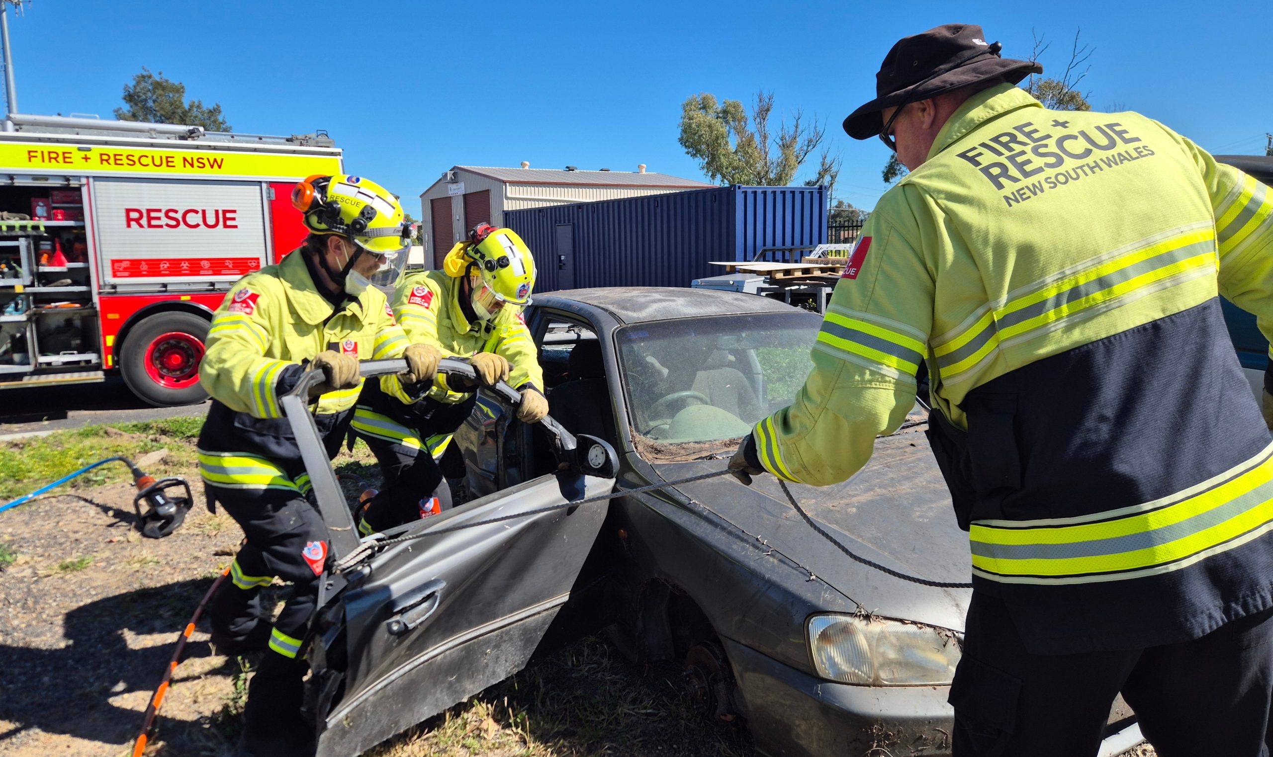 Image for Moree firies undergo essential skills training
