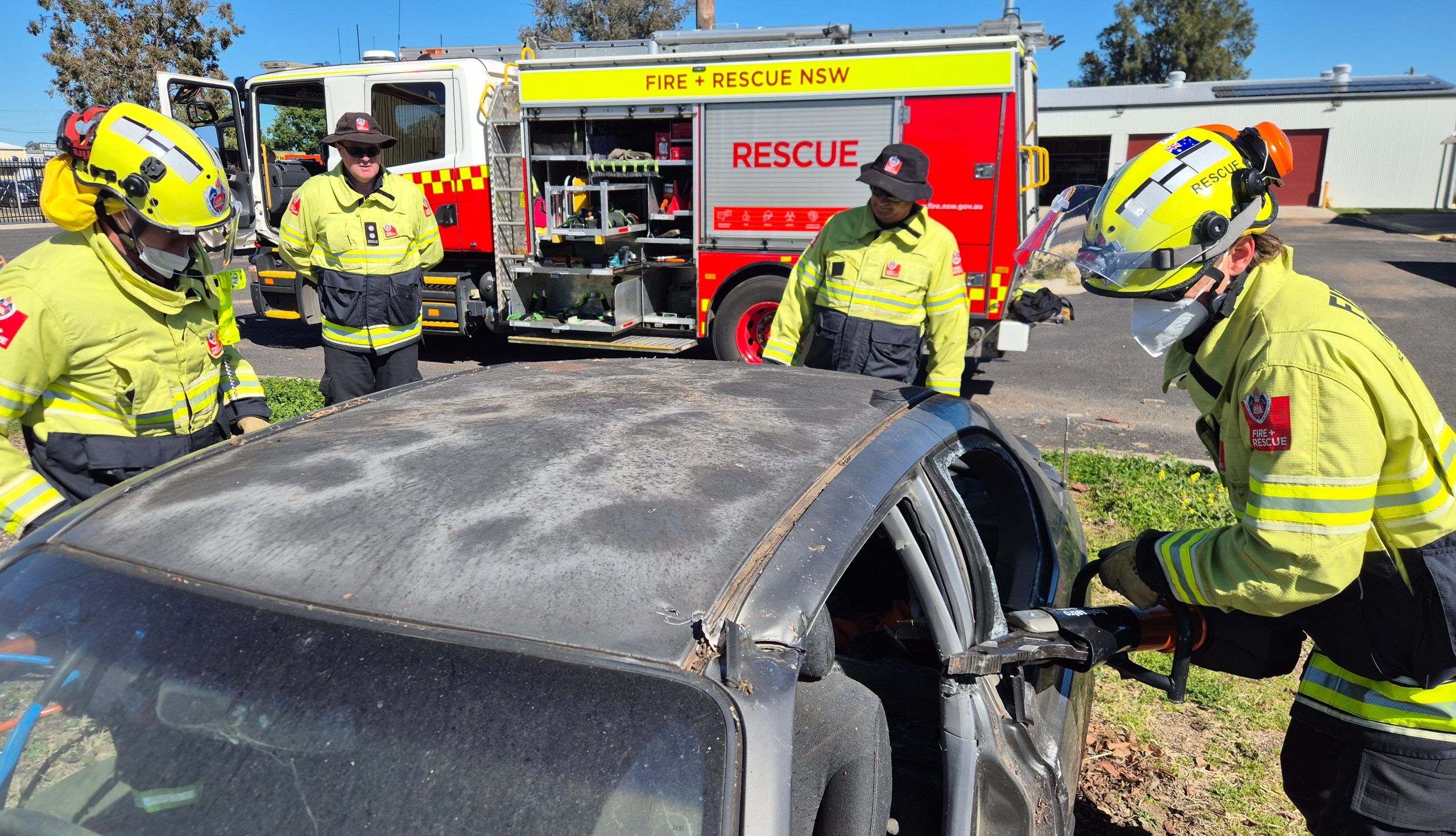 Image for Moree firies undergo essential skills training