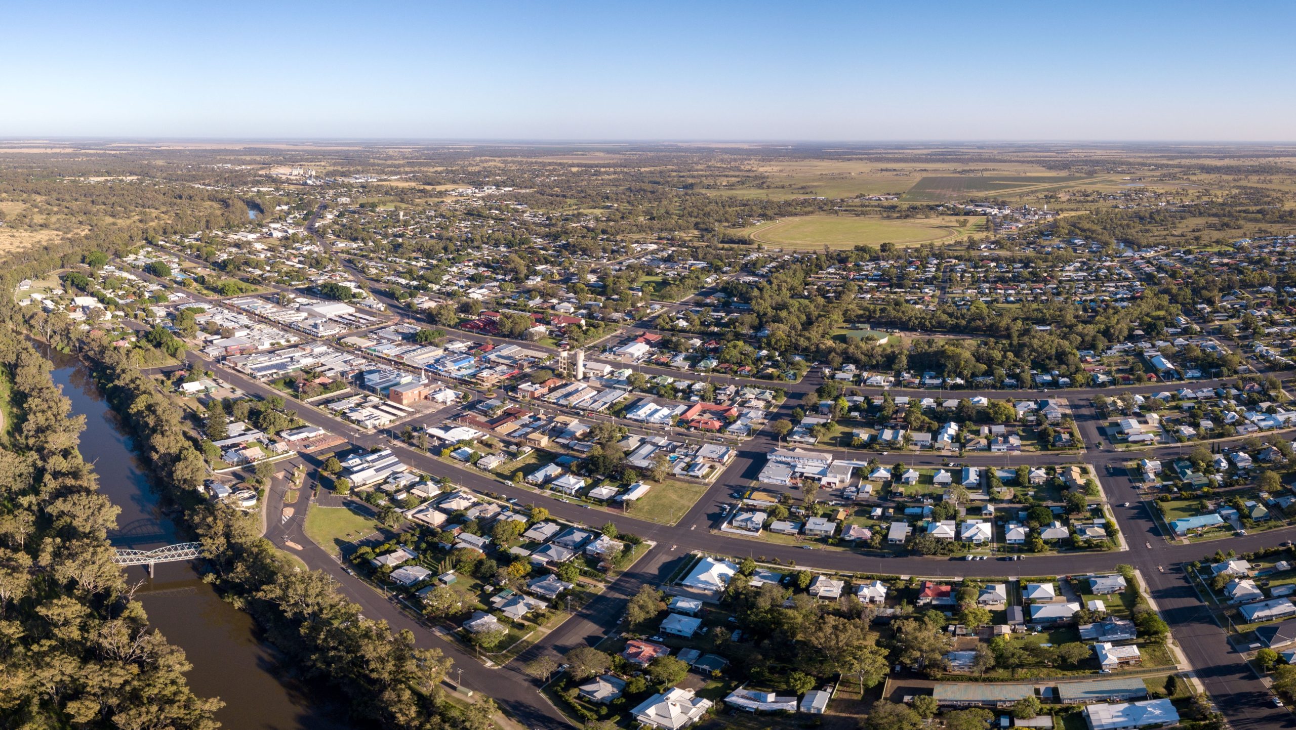 USEGoondiwindi – drone shot of town – #3 – Tim Bateup