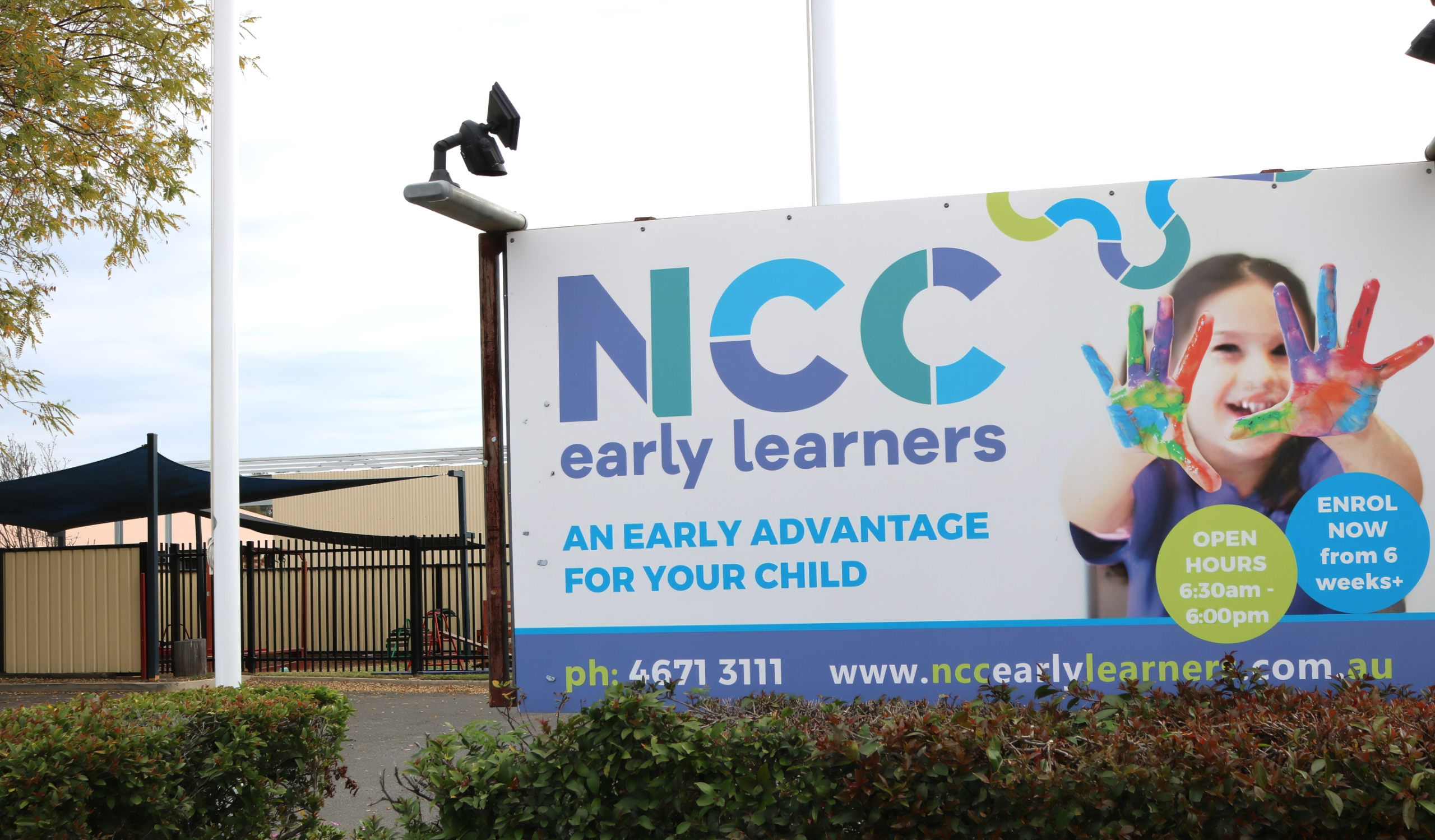 USENCC Childcare sign 2