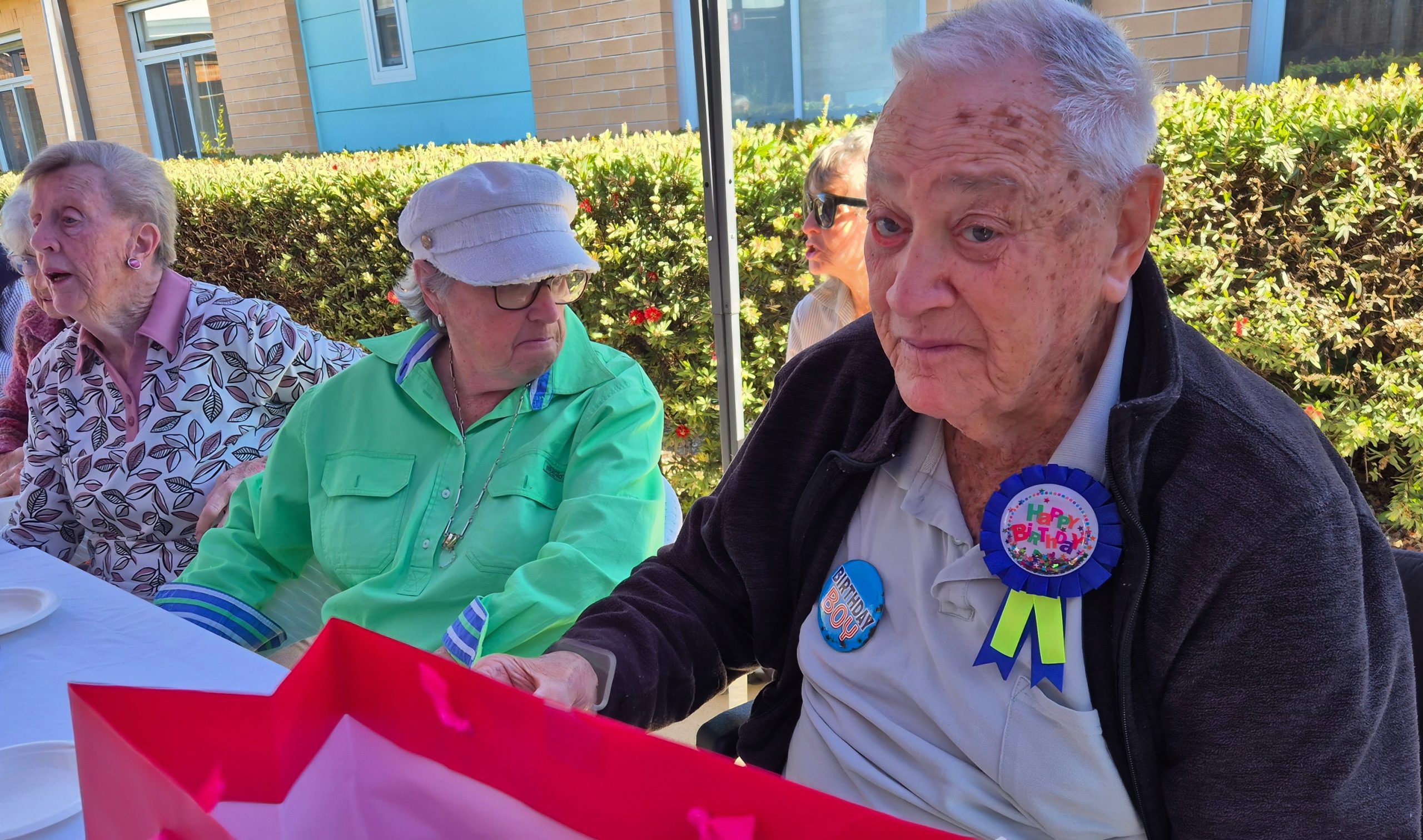 Image for Wal celebrates 101 years with friends, family and a nice cold beer