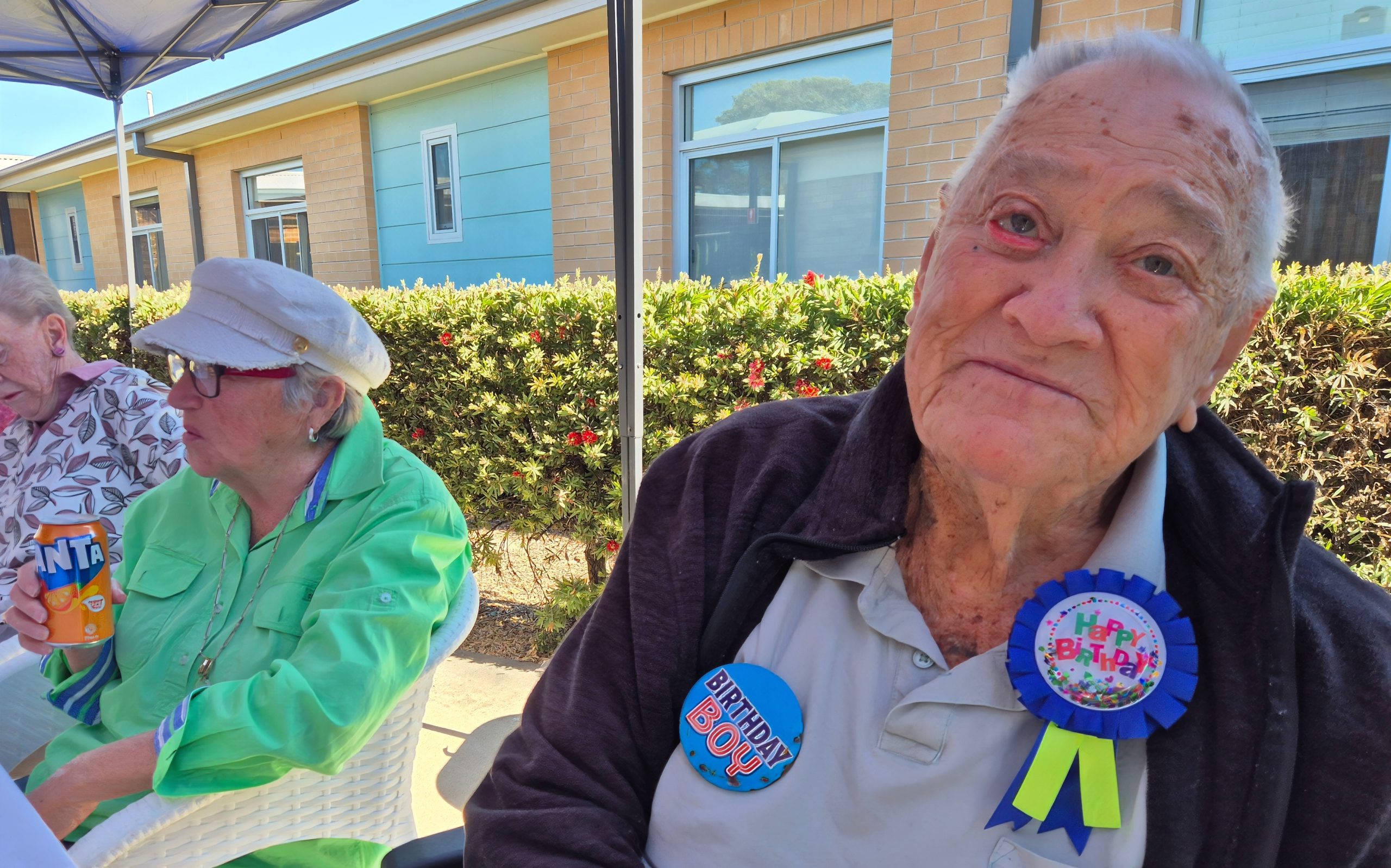 Image for Wal celebrates 101 years with friends, family and a nice cold beer